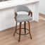 Tabouret de comptoir pivotant rembourré Providence-123200738
