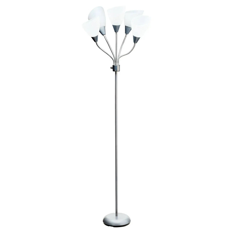 Ellmarie Silver LED Tree Floor Lamp