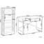 Shephard 2 Piece Writing Desk Office Set