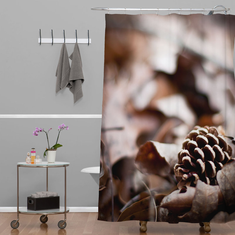 Rideau de douche simple automne