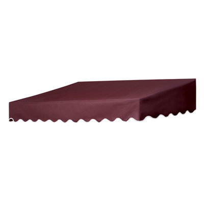 Auvent pour porte en tissu l 6 pi x P 4 pi