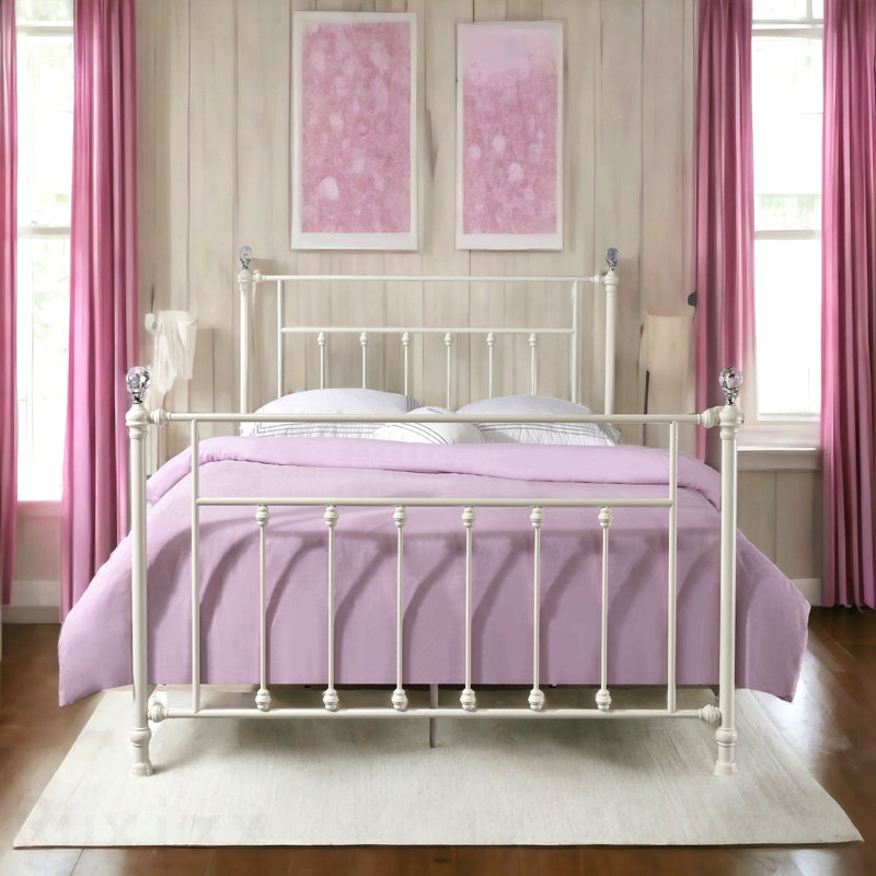 Comet White Finish  Bed