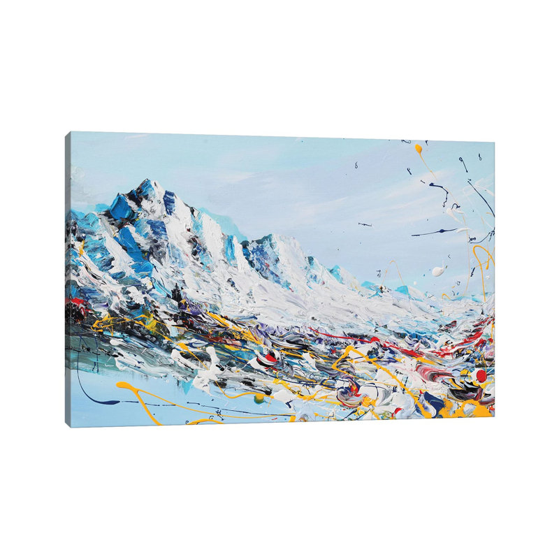 Mountain Fun by Piero Manrique - Painting on Canvas, Wrapped Canvas, 101.6 cm H x 66.04 cm W x 1.91 cm D