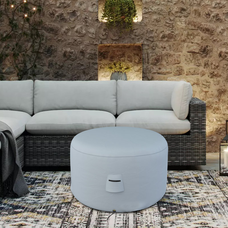 Outdoor Cover, 61cm H x 91.4cm W x 91.4cm D, Grey