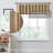 Cumberledge Stitched Burlap Tailored Window Valance-1568138660-1568138659