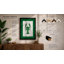Green Lobster Study Botanical - Framed Print-749033404-749033400