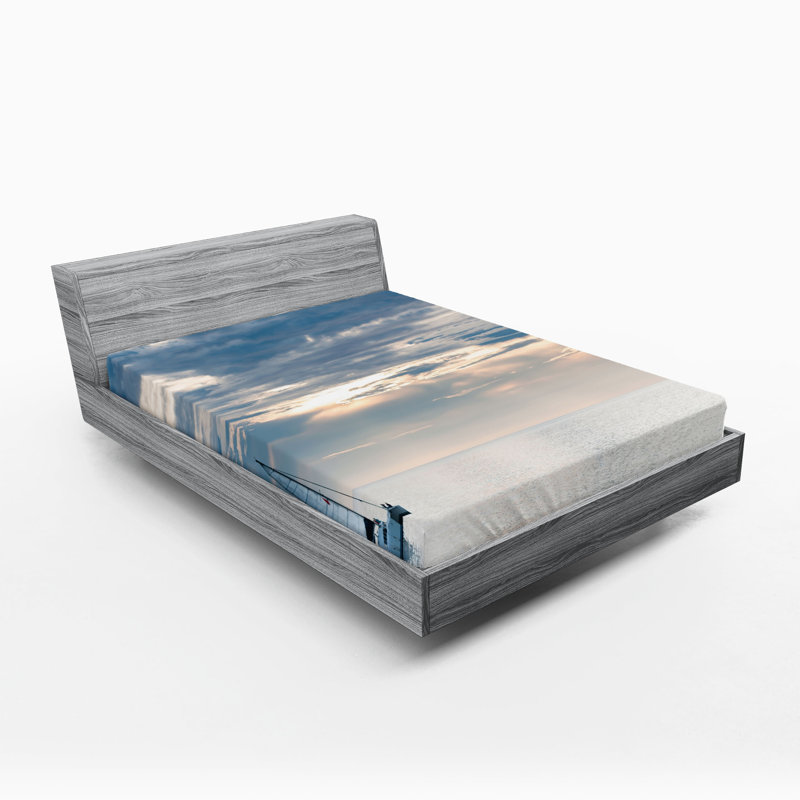 Drap-housse Ambesonne Nauti, Drap-housse très grand californien