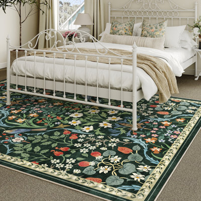 Destinay Floral Area Rug