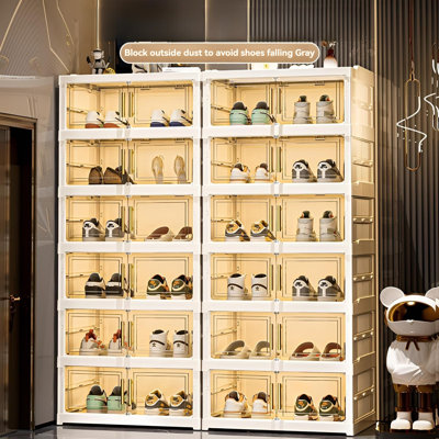 Range-chaussures pliable, Range-chaussures transparent