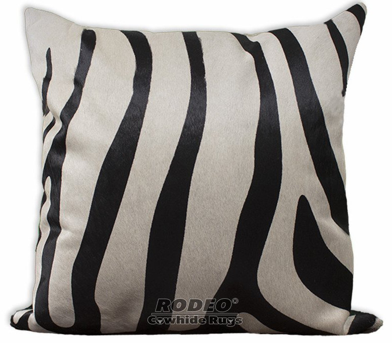 Cowhide Pillow Cover, 22" H x 22" W