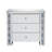 Sonia Mirrored & Faux Agate Console Cabinet