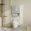 Support de toilette avec tablette ouverte et portes doubles