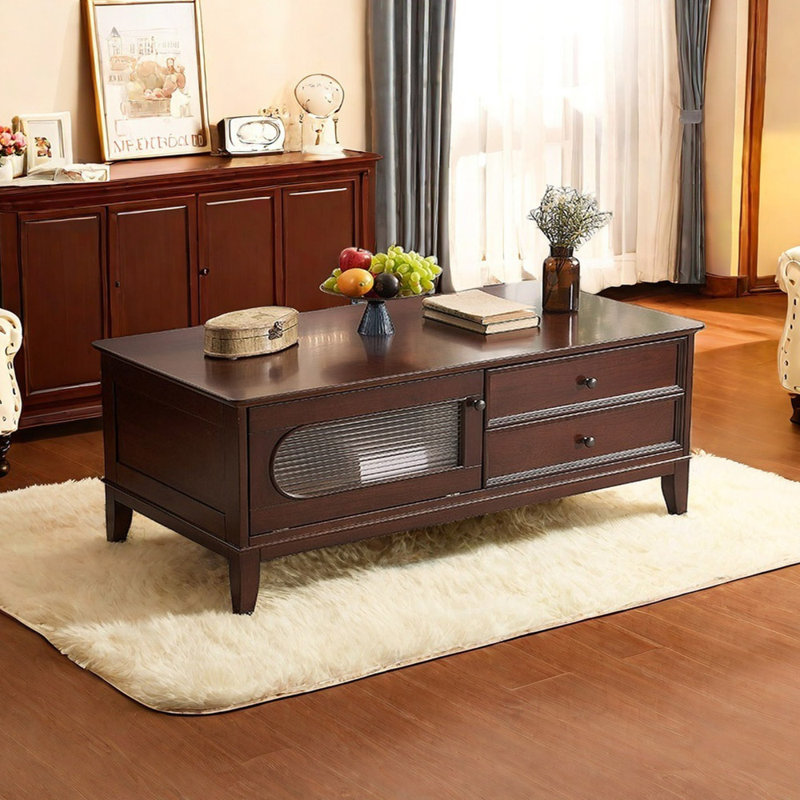 Table à thé Vintage, H 18,7 po x L 55,11 po x l 29,52 po