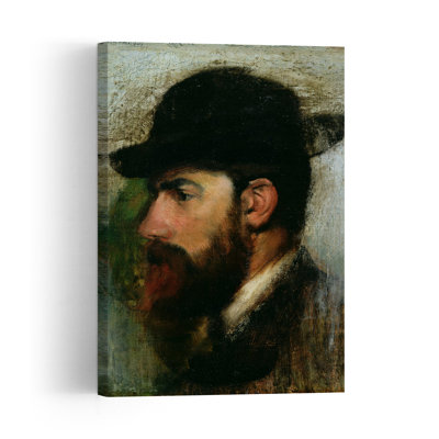 Portrait d'Henri Rouart 1871, impression murale abstraite et contemporaine