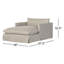 Janette Slipcovered Chaise Lounge