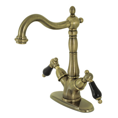 Kingston Brass Duchess Two-Handle 1-or-3 Hole Deck Mount Vessel Faucet