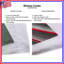 Rideaux de fenêtre Red Gray Lines - 2 panneaux-2027263395-2027263404