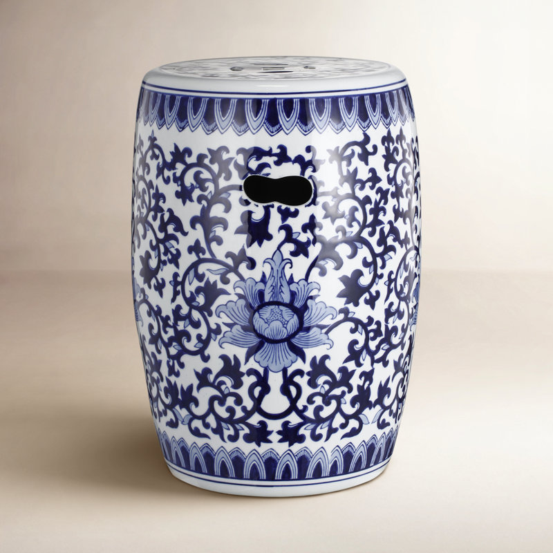Tabouret de jardin en céramique Hellinger