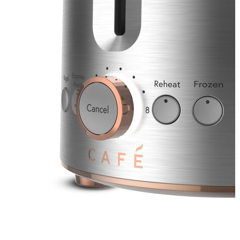Grille-pain à 2 tranches Café ™, Acier inoxydable