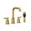 Widespread Bathroom Sink Faucet with Drain