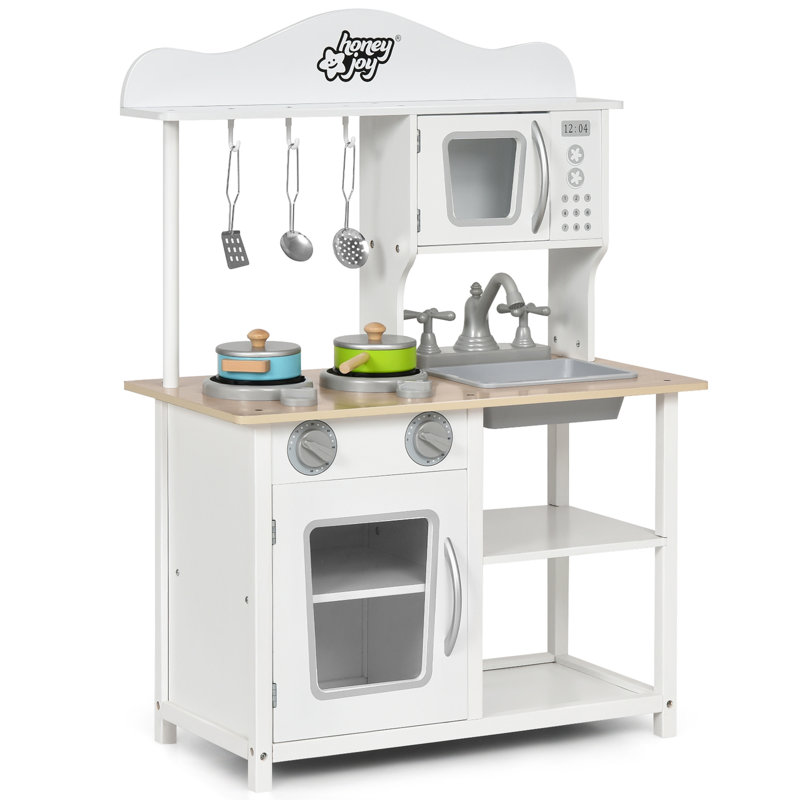 Wooden Play Kitchen Set