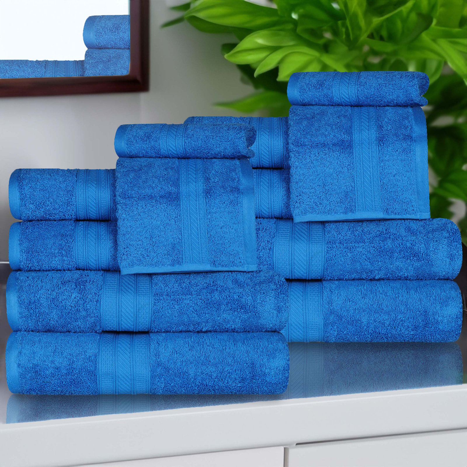 Steinarr 12-Piece Cotton Towel Set, Allure
