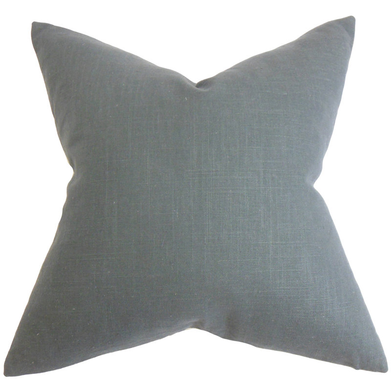 Coussin décoratif uni yaretzi, Tempête, 20 po x 20 po
