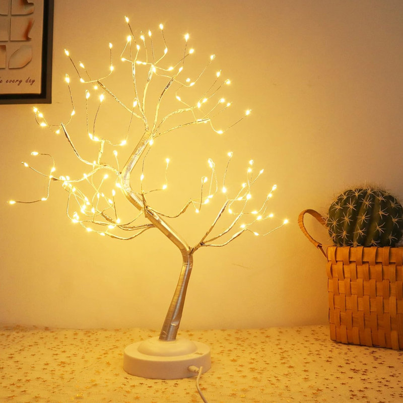 Tabletop Bonsai Tree DIY Artificial Night Light
