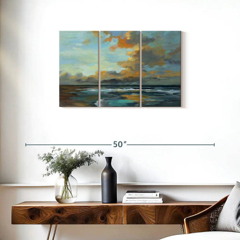 Gillard Oceanside Sunset, 20" H x 33" W