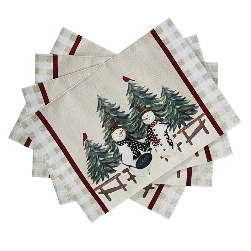 The Holiday Aisle® Karion 4-Pack Placemat Set