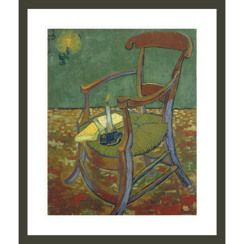 «Gauguin's Chair» par Vincent van Gogh, impression giclée encadrée, H 27,74 po x l 23,5 po