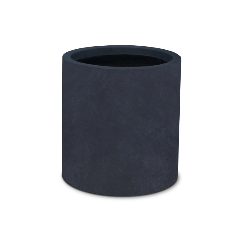 Gethsemane Handmade Pot Planter, Charcoal, 10" H x 10" W x 10" D