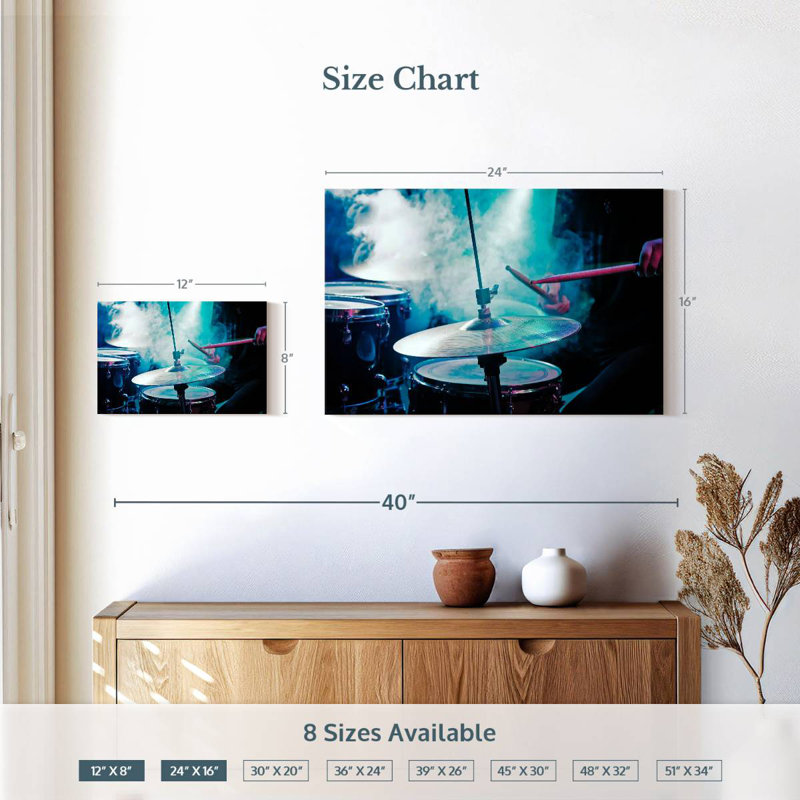 Abarca Rock Star Drummer, H 16 po x l 24 po