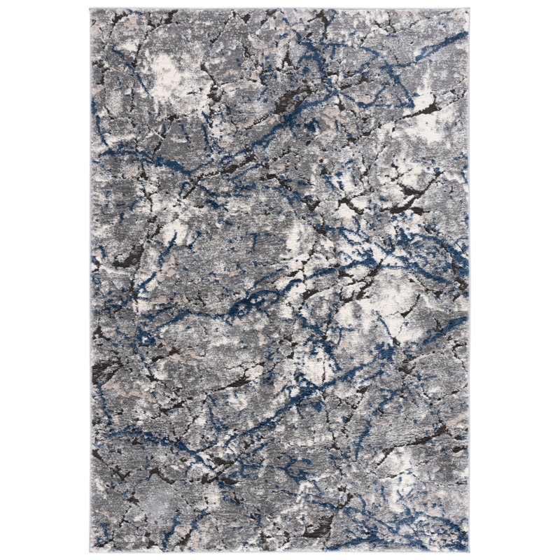 Dorilal Performance Abstract Rug, Rectangle 5'3" x 7'7"