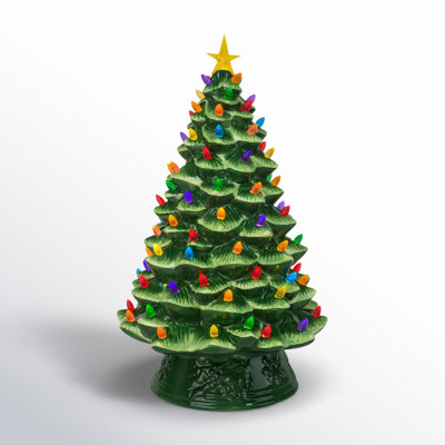 Nostalgic Ceramic Tree - Green