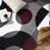 Amirr Geometric Burgundy/Grey/White Area Rug