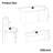 MDF Furniture Set Gray