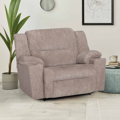 Fauteuil inclinable surdimensionné en tissu