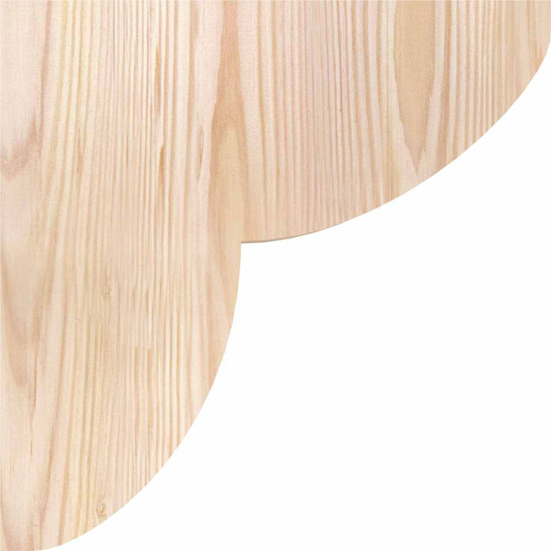 Corbeau Crestline, H 10 po x l 4 po x P 10 po, Sapin de Douglas, Sciage brut
