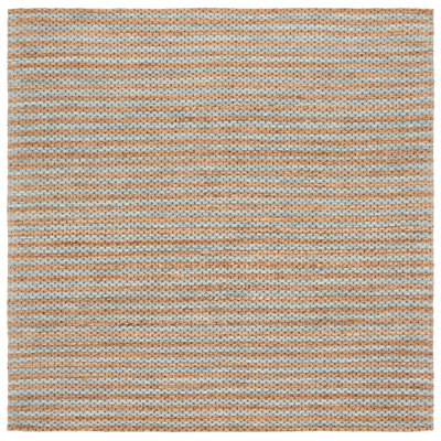 Martha Stewart 9526 jute touffeté à la main à 40%; 40% laine; Tapis rayé 20% coton