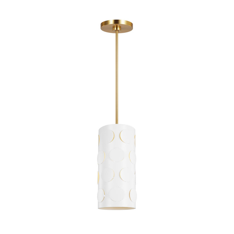 Dottie 1 - Light Single Pendant, Burnished Brass