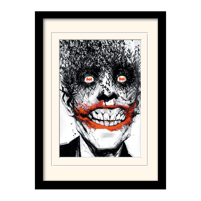 DC Comics Joker Bats Framed Graphic Art Print