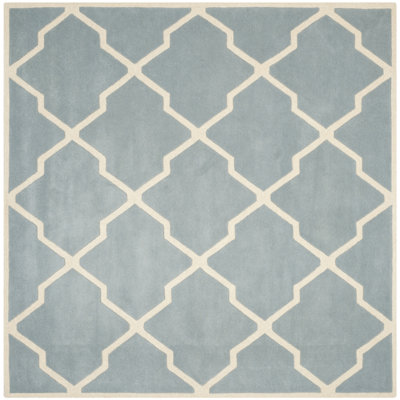 Tapis bleu / ivoire Chatham 735