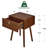 Alden Solid Wood 1-Drawer Nightstand-407623502