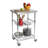 NSF-Certified Stainless Steel Kitchen Island Cart on Wheels