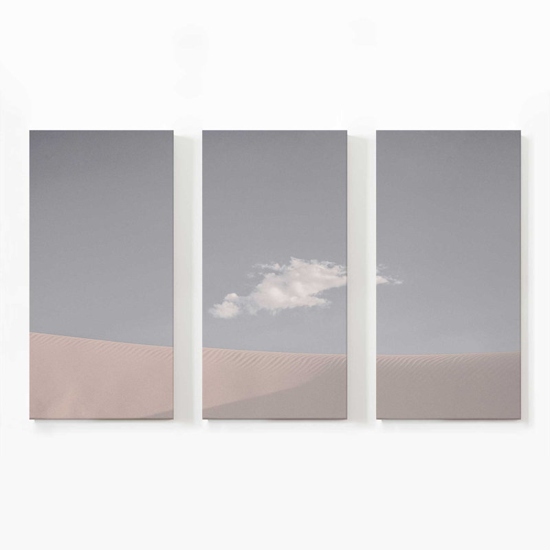 Sables de consolation | Impression sur toile 3 panneaux, H 36 po x l 54 po