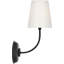 Vendome Single Sconce with White Glass-66560719