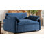 Fauteuil surdimensionné en chenille avec assise profonde-895756964