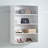 Vedz Wall Mount Adjustable Shelf, 4 Open Shelves, Melamine-114490601