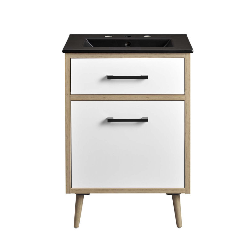 Modway Maverick 24" Bathroom Vanity, Black
